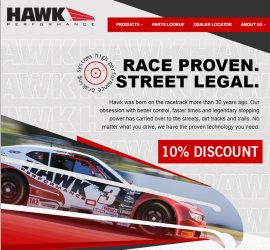 HAWK Performance Official Series Brake Pad