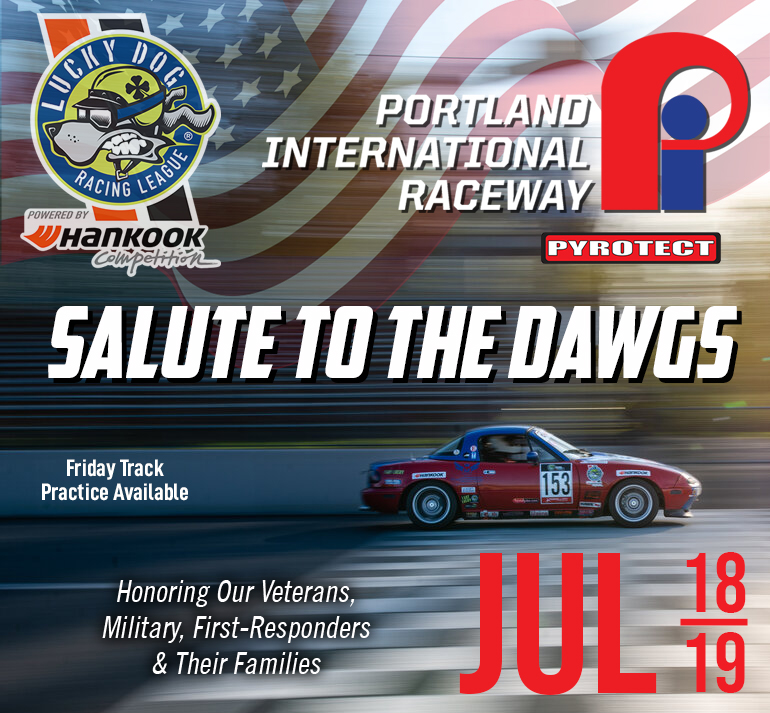 Salute to the Dawgs, Portland International Raceway – Lucky Dog
